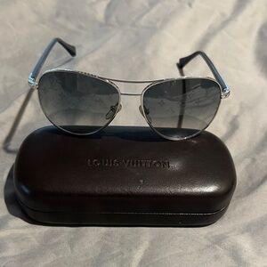 Louis Vuitton Monogram Silver Sunglasses